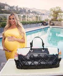 Anya Sarre S Chanel Diaper Bag Cake Diaper Bag Cake Lady Dior Bag Baby Shower Inspiration