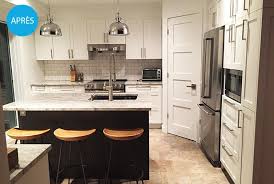 Realisations Eco Cuisine Design Avant Apres Refacing Armoires Cuisine Armoire De Cuisine Cuisines Design Eco Cuisine