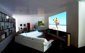 Salle De Cinema Maison Notre Renovation De Sous Sol Idee Deco Chambre In 2020 House Flat Screen Television