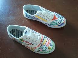 Pin By Hailey Evans On Diy Accessorizing White Shoes Diy Decorated Shoes Sharpie Shoes
