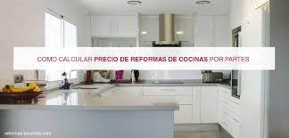 Tabla de precios para una reforma de. Como Calcular Precio Reformas De Cocinas Parte Por Parte