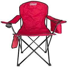 The cooler holds up to 4 cans and lets you grab a chilled beverage without getting up. Amazon Com Coleman Oversized Quad Chair With Cooler Sports Outdoors