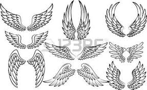 Stock Photo Comment Dessiner Des Ailes Tatouage Ailes Aile D Ange Dessin