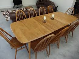 Large Ercol Extendable 5 Legged Table With 10 Chairs Ercol Dining Table Large Dining Room Table Antique Dining Room Table