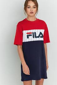 Fila T Shirt Kleid Ruby Fila Outfit Fila Dress Sweat Dress