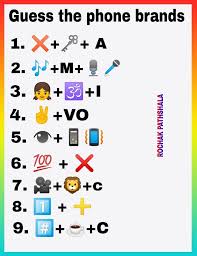 See more ideas about jigsaw puzzles, jigsaw, puzzles. Guess The Phone Brand Names From Emoji Puzzles Facebook Engagement Posts Guess The Emoji Guess The Emoji Answers