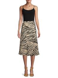 Sanctuary Printed Midi Slip Skirt In Dark Tie Dye Modesens