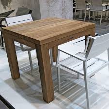 Table Carree En Teck Massif Recycle 90 X 90 Cm Callao