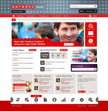 Ooredoo Intranet On Sharepoint 2010 Sharepoint Design Sharepoint Web Design