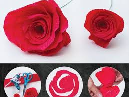 Comment Creer Une Fleur En Papier Crepon Archzine Fr Fleur Papier Crepon Papier Crepon Fleurs En Papier