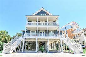 salty dog ocean front in garden city sc surfside realty klh this is right next door to compass rose resort style pool salty dog house deck