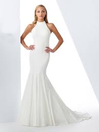 This Enchanting By Mon Cheri 119103 Diamond White Casual Wedding Dress Is Fashioned In Stre Destination Wedding Dress Fitted Wedding Dress Halter Wedding Dress