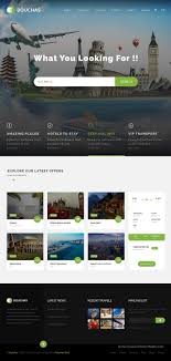 Bouchas Is An Up To Date Psd Theme Ideal For Booking Portals Travel Agencies Hotels Bed And Breakfasts Guest Houses Vill Travel Tours Travel Hotel Place