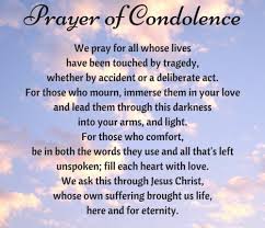 Pin By Maryjane Yesca On Prayers For Youth Group In 2020 Prayer For Grief Sympathy Prayers Condolence Messages