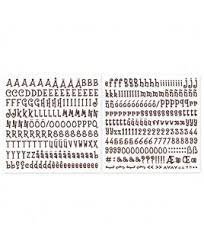 brown swirl abc 123 stickers 2 pk creative memories stickers scrapbook stickers
