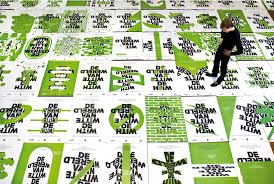 Studiospass Rotterdam International Arts Festival Unique Poster Typography Inspiration Typographic Poster