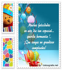 Maybe you would like to learn more about one of these? Bonitos Mensajes De Cumpleanos Para Mi Hermana Datosgratis Net