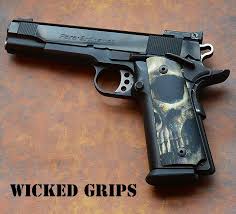 Black And Gold 1911 Grips Pin On Guns