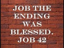 Job The Ending Was Blessed Job 42 Job Blessed Novelty Sign