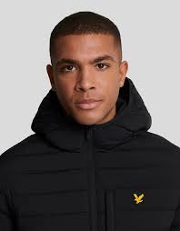 Scott Lightweight Puffer Black Lyle And Scott Puffer Jacket Lightweight  Puffer Jacket Mens Jackets Lyle And