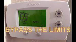 How to change temperature setting on honeywell thermostat. Setting The Minimum Maximum Temperatures On A Honeywell Thermostat Youtube