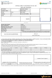 Only successfully registered candidates will be able to download the admit card of neet pg 2021. Neet 2021 Admit Card Out At Neet Nta Nic In Download Link