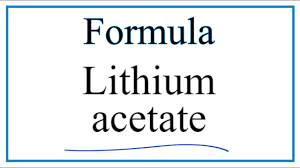 I am sure you are asking the chemical formula of lithium fluoride. How To Write The Formula For Lithium Acetate Youtube