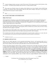 The final form is … Parenting Plan Example Georgia Free Download