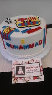 Born 24 june 1987) is an argentine professional footballer who plays as a forward and captains both spanish club barcelona. F C Barcelona Team Theme Cake Floral Cakes By Saeeda Facebook