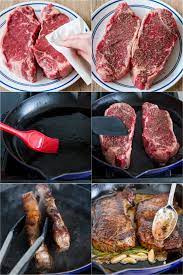 The garlic butter can be prepared up to 2 days before you plan to use it. Pan Seared Steak Recipe Steakhouse Quality Natashaskitchen Com