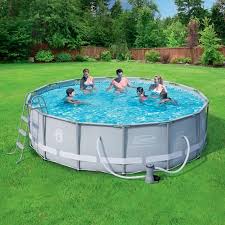 Bestway Power Steel 14 X 42 Frame Swimming Pool Set With Pump Ladder And Cover Walmart Com Above Ground Swimming Pools Swimming Pools Swimming Pools Backyard