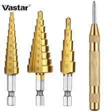 3pcs Hss Steel Titanium Step Drill Bit 3 12mm 4 12mm 4 20mm Drillpipes Drillingcompany Oil Metallcomplex Industrial Step Drill Bits Drill Bits Step Drill