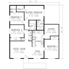 Check spelling or type a new query. Traditional House Plan 4 Bedrooms 2 Bath 1240 Sq Ft Plan 41 224