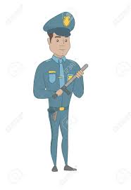 Entre y conozca nuestras increíbles ofertas y promociones. Policia Hispana Vistiendo Uniforme Azul Y Sosteniendo Un Baston En La Mano Longitud Completa Joven Policia Serio Con Una Porra Ilustracion De Dibujos Animados De Dibujo Vectorial Aislado Sobre Fondo Blanco Ilustraciones