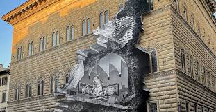 Abbreviation for junior (= used at the end…. Jr Looks Inside Florence S Palazzo Strozzi With New Monumental Collage