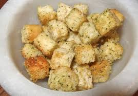 Herzhafte Brotwurfel Anstatt Chips Rezept Frag Mutti Rezept Chips Rezept Lebensmittel Essen Rezepte