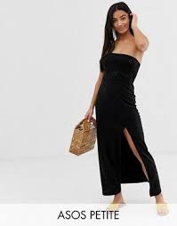 Asos Petite Asos Design Petite Broderie Top Bandeau Maxi Dress Bandeau Maxi Dress Dresses Maxi Dress