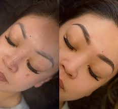 Tinting over old PMU can be challenging