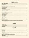 Menus | La Strada - Fine Italian Dining