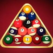 Different balls are set arbitrarily inside the triangle. What Is The Proper Way To Set Up Pool Balls Pool Balls Ball Billiards Game