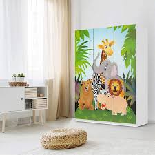 The sleeves used above are mayday premium (90 microns), and they fit perfectly. Folie Fur Mobel Pax Schrank 201 Cm 3 Turen Ikea Wild Animals Creatisto