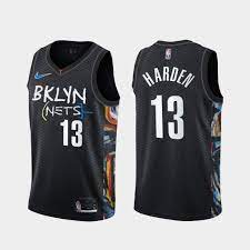 Authentic brooklyn nets jerseys are at the official online store of the national basketball association. James Harden 13 Nets 2020 21 City Honor Basquiat Jersey Black