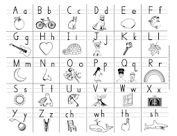 Ltl Black And White Abc Chart To Download Education Abc