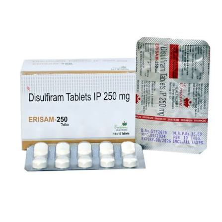 DISULFIRAM TABLETS IP 250 MG | ERISAM-250
