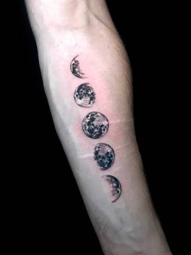 Moon Phases Thank you for choosing and trusting Earth Ink Tattoo Kindly message us for bookings and inquiries #moonphases #lunarmoon #tattoo #art #bataan