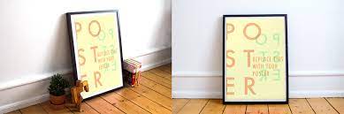 Download Free Poster Frame Mockup On Behance