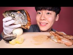 연어머리구이는 너무 맛있다옹 : 길고양이 먹방 asmr │ Grilled salmon head is delicious : Cat  eating sound