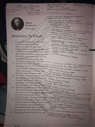 Extract From The Prelude Analysis Part 1 Gcse Poems Freshman English Biology Revision
