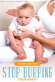 5 Signs That You Can Probably Stop Burping Your Baby Burping Baby Baby Sleeping On Side Burp A Newborn