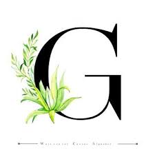 Black And White Letters Png Alphabet Letter G With Watercolor And Leaves Background Watercolor Color Floral Png And Vector With Transparent Background For Free Download Lettering Alphabet Letter G Leaf Background